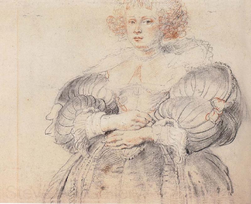 Peter Paul Rubens Girl sketch Germany oil painting art